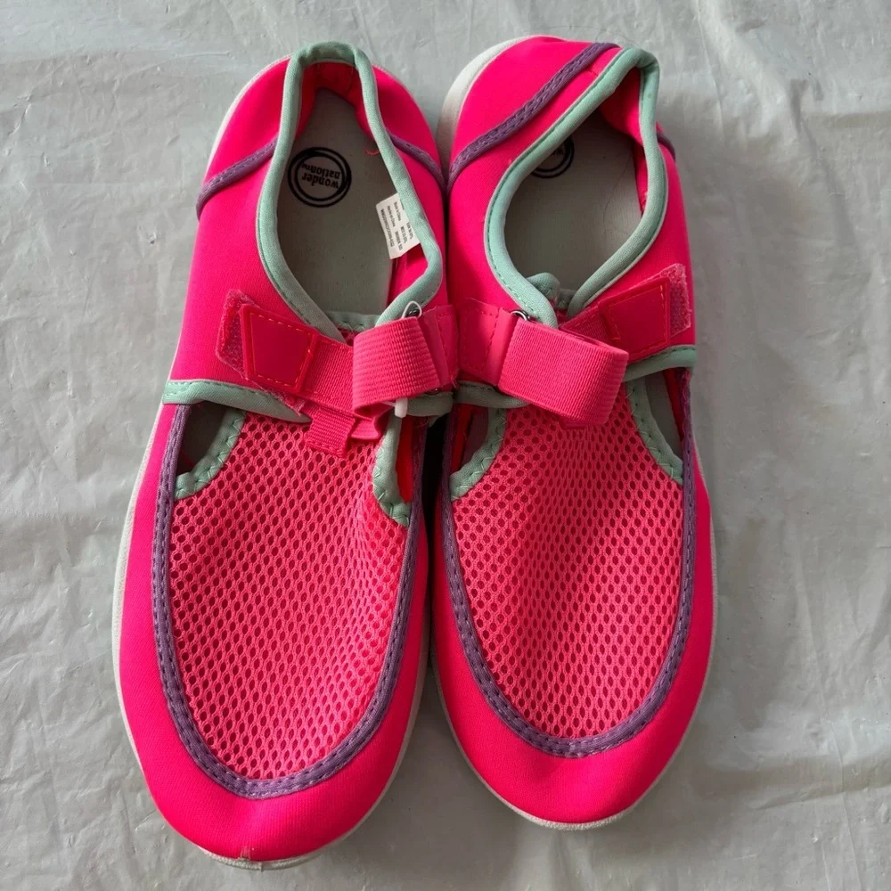 Wonder Nation Pink Toddler Water Shoes SZ 4 - 5 Worn 1X